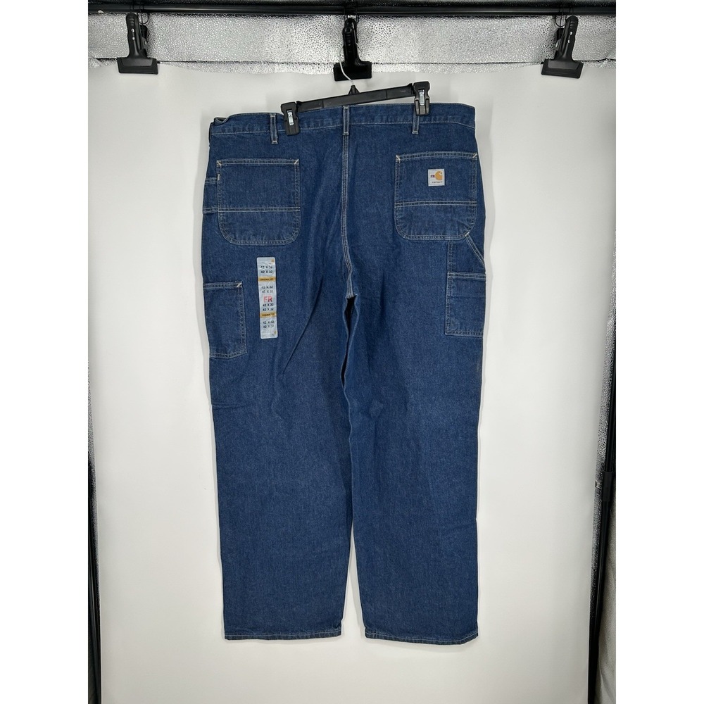 Carhartt FR Flame Resistant FRB13 DNM Original Fit Jeans Medium Wash Denim 42x32
